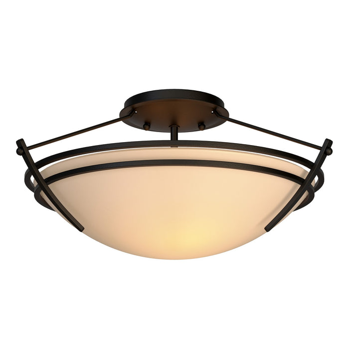 Presidio Tryne Small Semi-Flush in Black - 124412-SKT-10-SS0047 by Hubbardton Forge