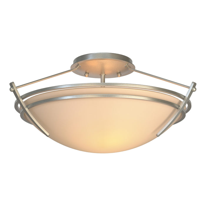 Presidio Tryne Small Semi-Flush in Vintage Platinum - 124412-SKT-82-SS0047 by Hubbardton Forge