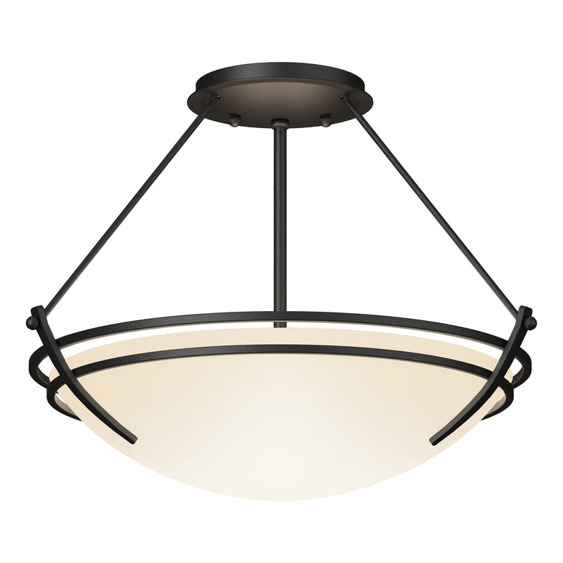Presidio Tryne Semi-Flush in Black - 124422-SKT-10-GG0047 by Hubbardton Forge