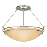 Presidio Tryne Semi-Flush in Sterling - 124422-SKT-85-SS0047 by Hubbardton Forge