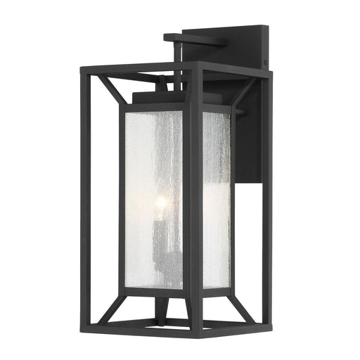 Harbor View 2-Light Outdoor Wall Lantern in Sand Coal