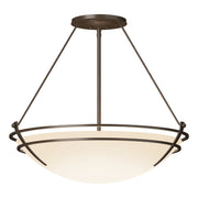 Presidio Tryne Large Semi-Flush in Bronze - 124442-SKT-05-GG0054 by Hubbardton Forge