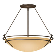 Presidio Tryne Large Semi-Flush in Bronze - 124442-SKT-05-SS0054 by Hubbardton Forge