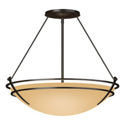 Presidio Tryne Large Semi-Flush in Oil Rubbed Bronze - 124442-SKT-14-SS0054 by Hubbardton Forge