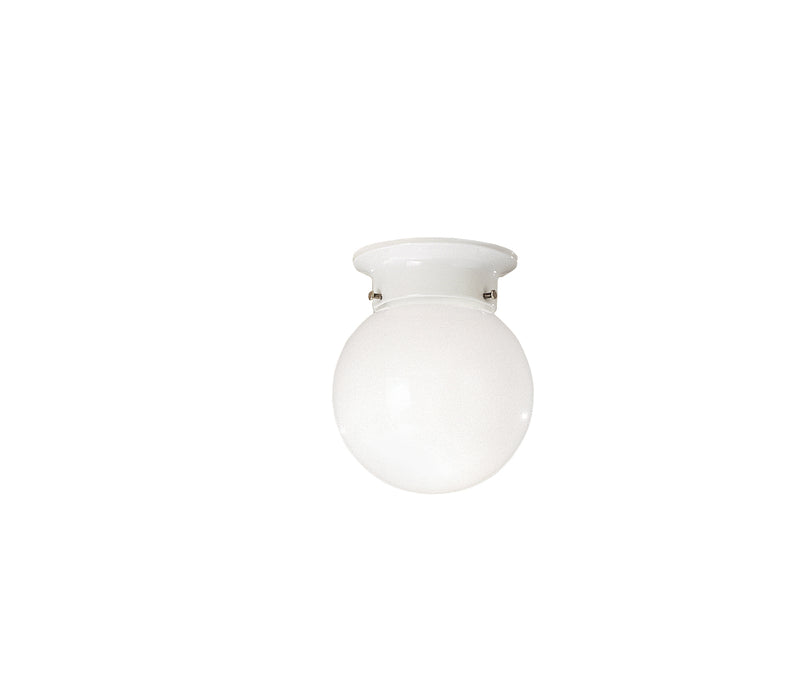 Ceiling Space 1-Light Flush Mount in White (12 Units)