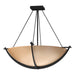 Compass Large Semi-Flush in Black - 124560-SKT-10-SS0054 by Hubbardton Forge