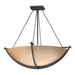 Compass Large Semi-Flush in Natural Iron - 124560-SKT-20-SS0054 by Hubbardton Forge