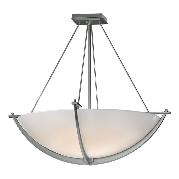 Compass Large Semi-Flush in Vintage Platinum - 124560-SKT-82-GG0054 by Hubbardton Forge
