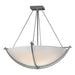 Compass Large Semi-Flush in Vintage Platinum - 124560-SKT-82-GG0054 by Hubbardton Forge