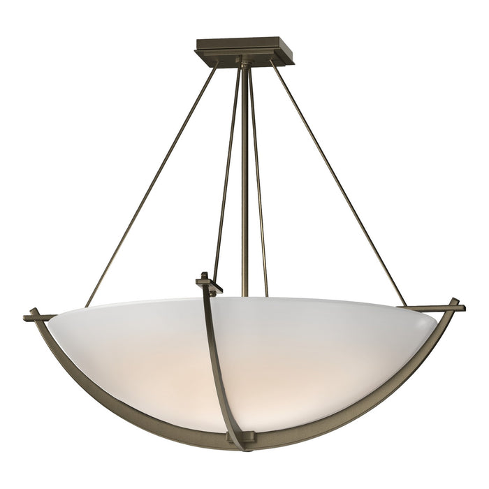 Compass Large Semi-Flush in Soft Gold - 124560-SKT-84-GG0054 by Hubbardton Forge
