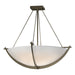 Compass Large Semi-Flush in Soft Gold - 124560-SKT-84-GG0054 by Hubbardton Forge