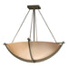 Compass Large Semi-Flush in Soft Gold - 124560-SKT-84-SS0054 by Hubbardton Forge