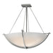 Compass Large Semi-Flush in Sterling - 124560-SKT-85-GG0054 by Hubbardton Forge