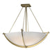 Compass Large Semi-Flush in Modern Brass - 124560-SKT-86-GG0054 by Hubbardton Forge