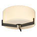 Axis Flush Mount in Black - 126401-SKT-10-GG0218 by Hubbardton Forge