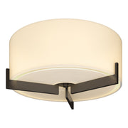 Axis Flush Mount in Oil Rubbed Bronze - 126401-SKT-14-GG0218 by Hubbardton Forge