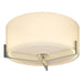 Axis Flush Mount in Sterling - 126401-SKT-85-GG0218 by Hubbardton Forge