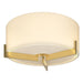 Axis Flush Mount in Modern Brass - 126401-SKT-86-GG0218 by Hubbardton Forge