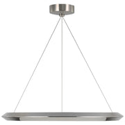 Encircle 28" Ring Pendant in Polished Nickel