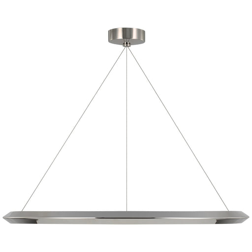 Encircle 38" Ring Pendant in Polished Nickel