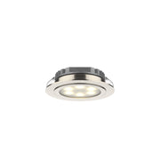 Duo-Puck 3-Light 3" Under Cabinet Puck Light Kit in Satin Nickel