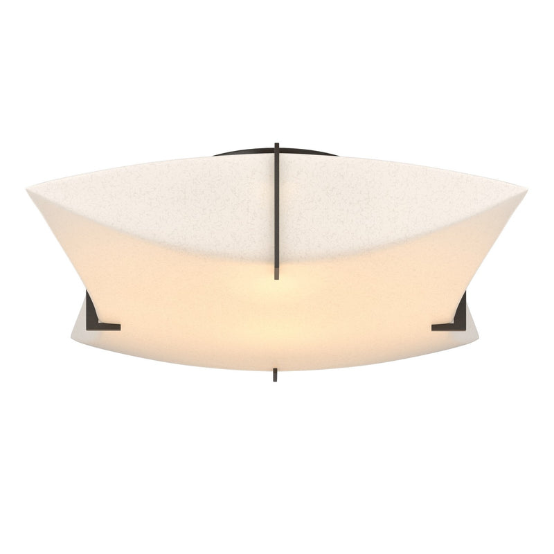 Bento Semi-Flush Mount in Oil Rubbed Bronze - 126620-SKT-14-SH1999 by Hubbardton Forge
