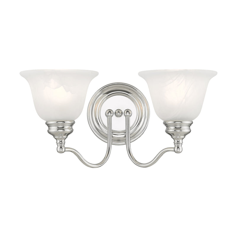 Essex 2-Light Bath Vanity Light in Polished Chrome