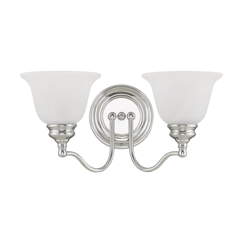 Essex 2-Light Bath Vanity Light in Polished Chrome