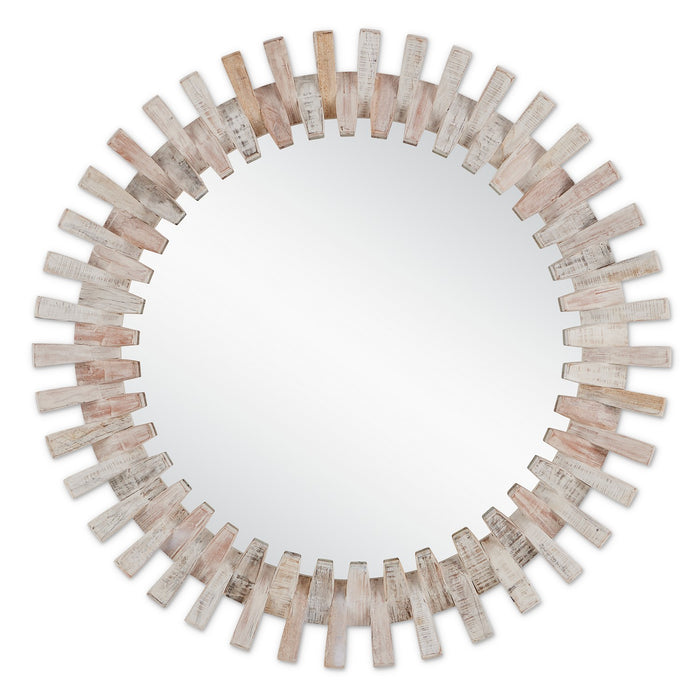 1000-0133 - Diza Mirror in Whitewash by Currey and Company