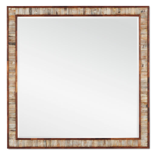 1000-0135 - Hyson Mirror in Chiseled Horn & Natural by Currey and Company