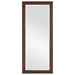 1000-0144 - Dorian Floor Mirror in Kona & Black by Currey and Company