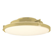 Metra LED Flush Mount in Modern Brass - 126747-LED-86-GG0437 by Hubbardton Forge
