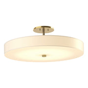 Disq Large LED Semi-Flush in Modern Brass - 126805-LED-86-SH1970 by Hubbardton Forge