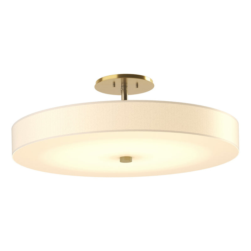 Disq Large LED Semi-Flush in Modern Brass - 126805-LED-86-SH1970 by Hubbardton Forge