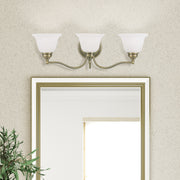 Essex 3-Light Bath Vanity Light in Antique Brass