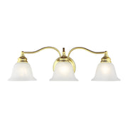 Essex 3-Light Bath Vanity Light in Polished Brass