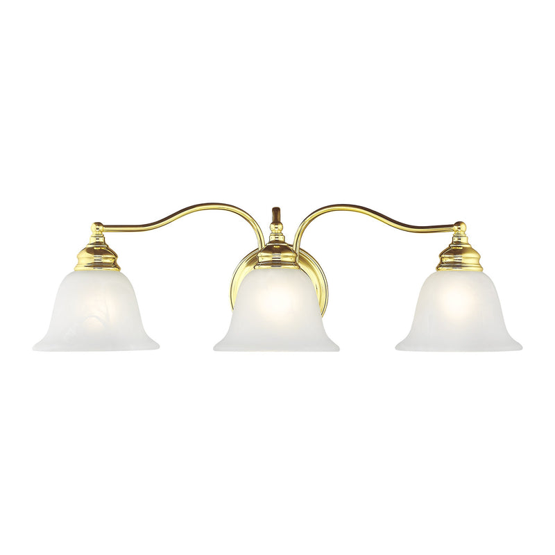 Essex 3-Light Bath Vanity Light in Polished Brass
