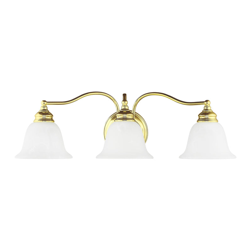 Essex 3-Light Bath Vanity Light in Polished Brass