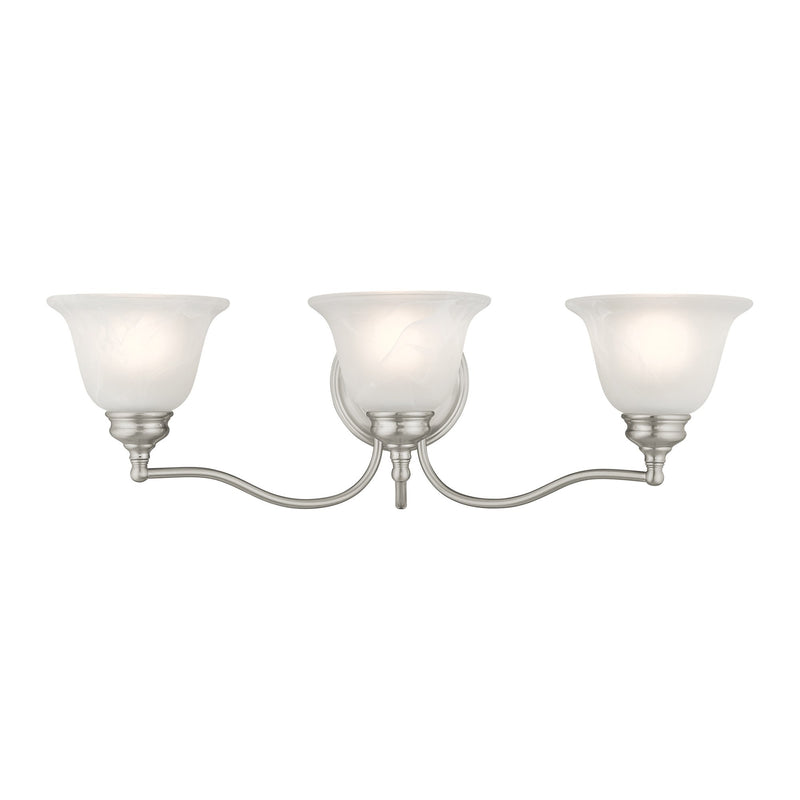 Essex 3-Light Bath Vanity Light in Brushed Nickel