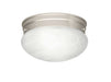 Ceiling Space 1-Light Flush Mount in Brushed Nickel (12 Units)