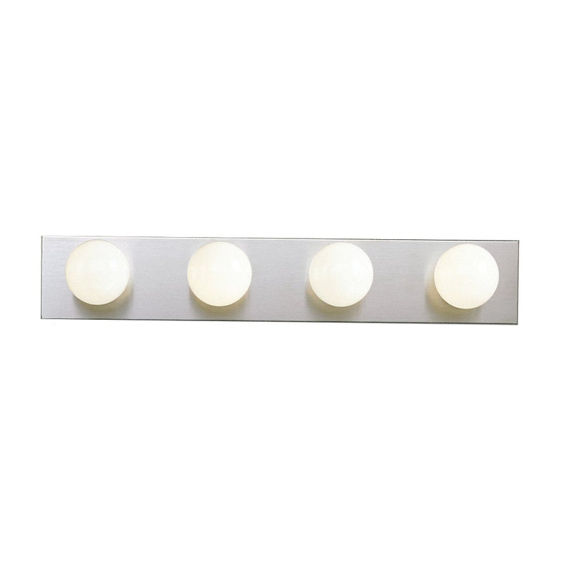 4-Light 24" Linear Bath Vanity Light in Brushed Nickel