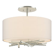 Brindille Semi-Flush in Vintage Platinum - 127660-SKT-82-SE1505 by Hubbardton Forge