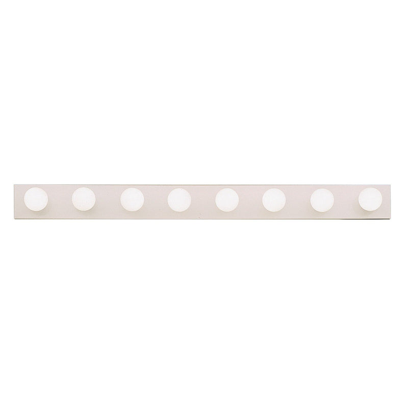 8-Light 48" Linear Bath Vanity Light in Chrome