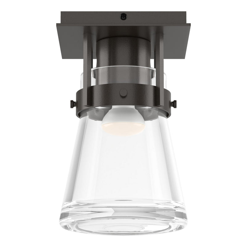 Erlenmeyer 1 Light Semi-Flush in Oil Rubbed Bronze - 128705-SKT-14-ZM0467 by Hubbardton Forge
