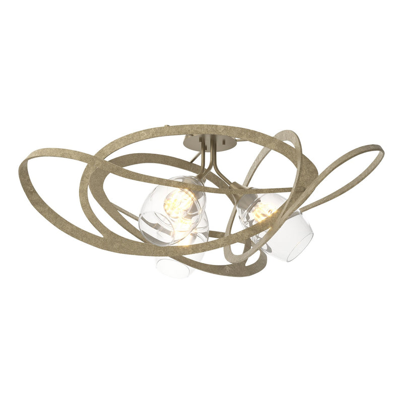 Nest Semi-Flush in Soft Gold - 128720-SKT-84-ZM0621 by Hubbardton Forge