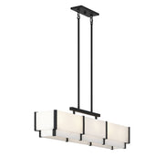 Orleans 5-Light Linear Pendant in Black Cashmere