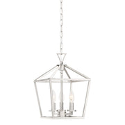 Townsend 3-Light Lantern Pendant in Satin Nickel