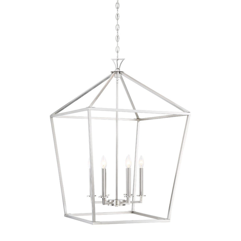 Townsend 6-Light Lantern Pendant in Satin Nickel