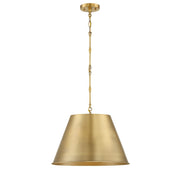 Alden 18" Pendant in Warm Brass