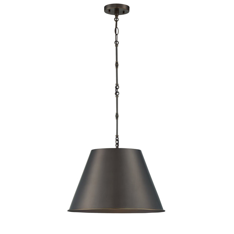 Alden 18" Pendant in Old Bronze